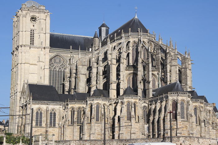 Prise de vue de la Cathédrale Saint-Julien au Mans