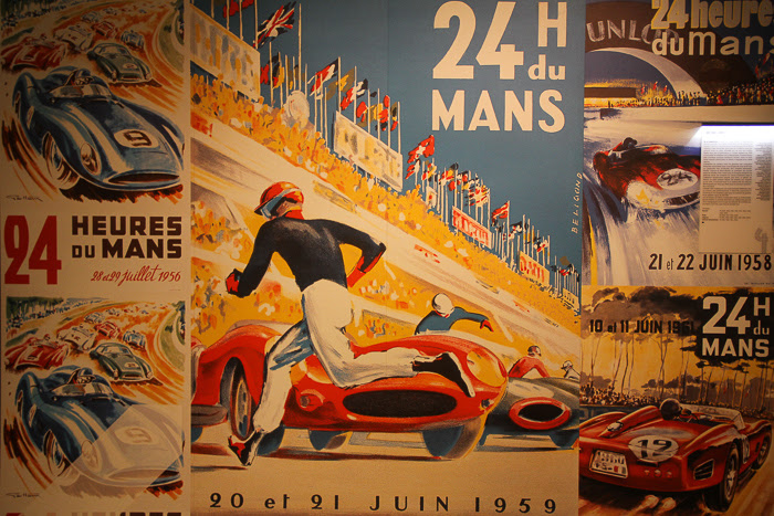 Prise de vue de l'affiche du Musée des 24 heures du Mans